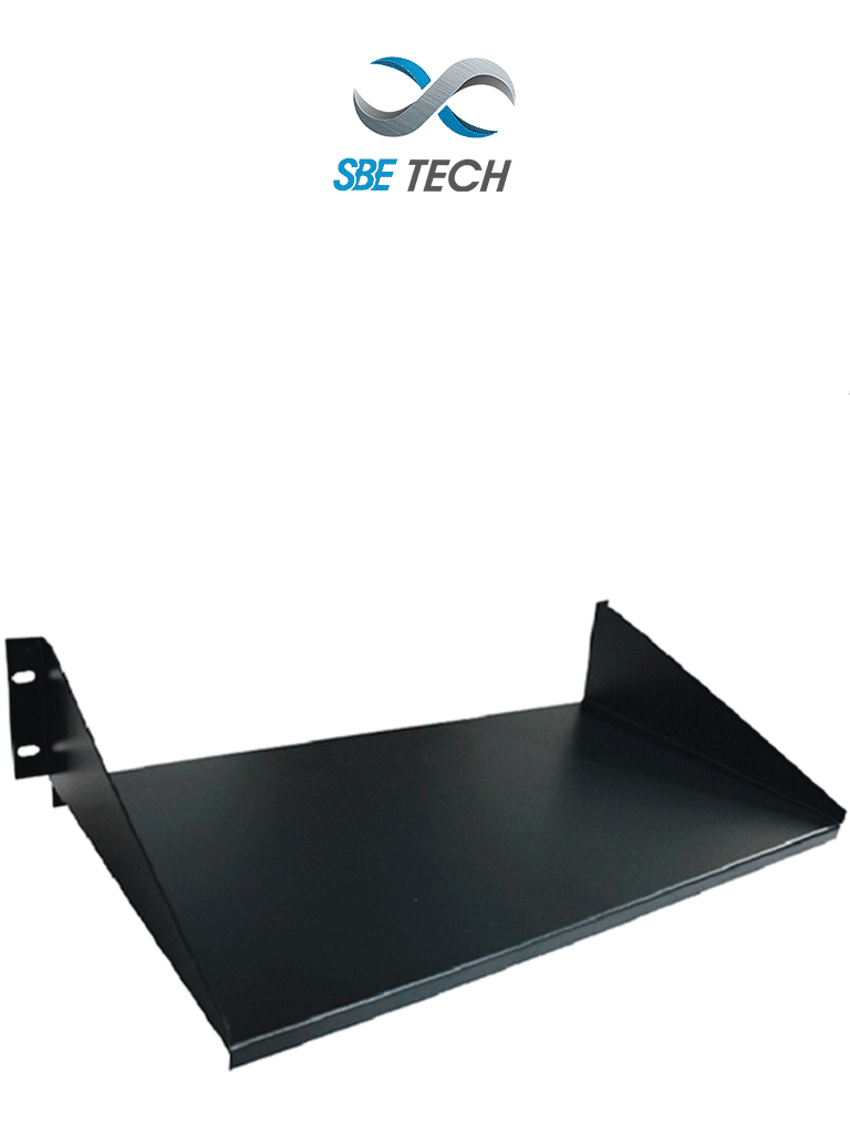 SBE TECH SBE-CT1910 - Charola para rack fija medidas 10" (25.4 cm) de profundidad x 19" (48.26 cm) de ancho, 2 Ur