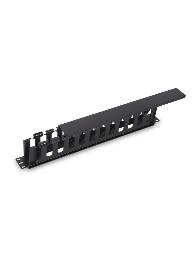 [J606-8] SAXXON J6068 - Organizador de cable horizontal para rack / Un lado / Plastico / 1U