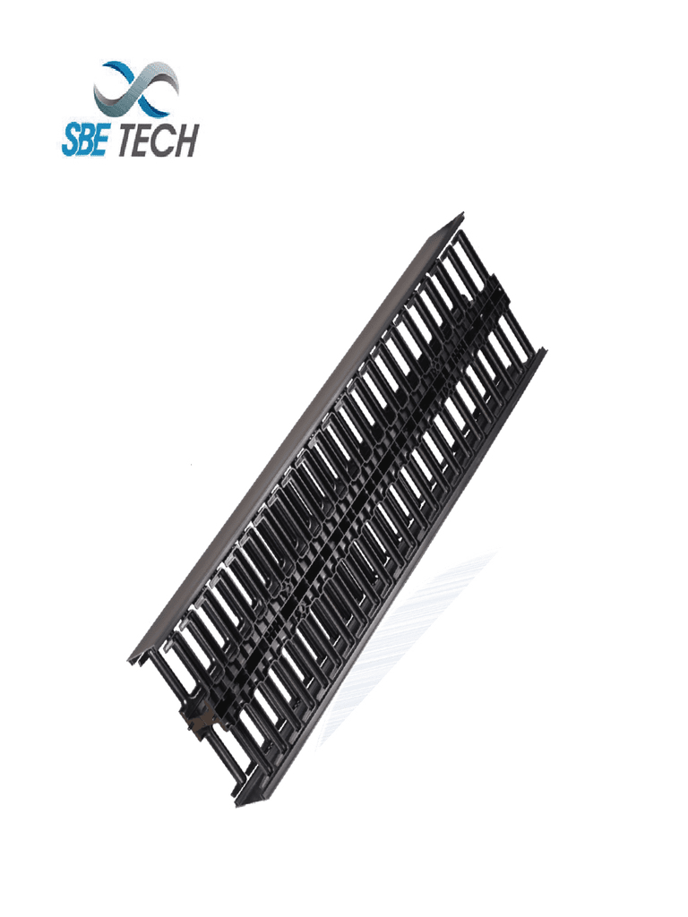 [SBE-OVNL45UR] SBE TECH SBE-OVNL45UR Organizador de cable vertica / 45 ur / Doble lado / Frontal y Posterior