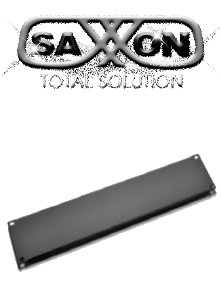 [700601] SAXXON 70060100- Tapa ciega de 1 Unidad de Rack/ Medidas de 48.2 cm de ancho (19") x 4.4 cm de profundidad/ Metalica