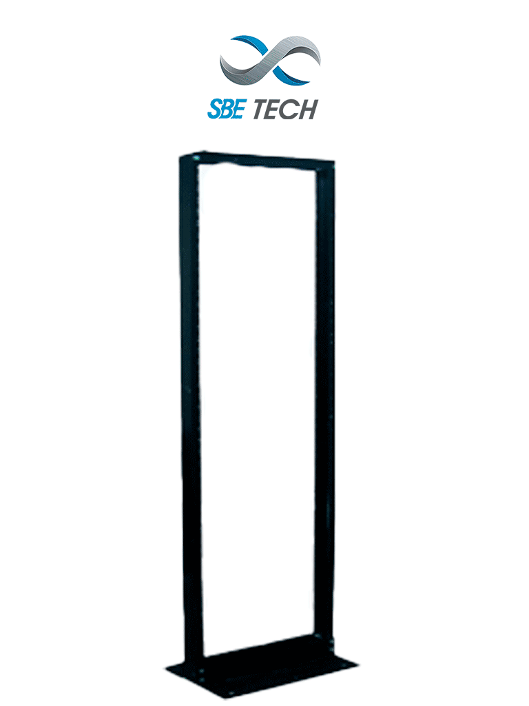 SBE TECH SBE-RR719/45UR - Rack de acero de 7 FT de altura/ 45 UR / 19" de ancho / Color Negro / Sobre pedido #MCI1 (Compatible con tornillos SBE-JTACERO6MM)