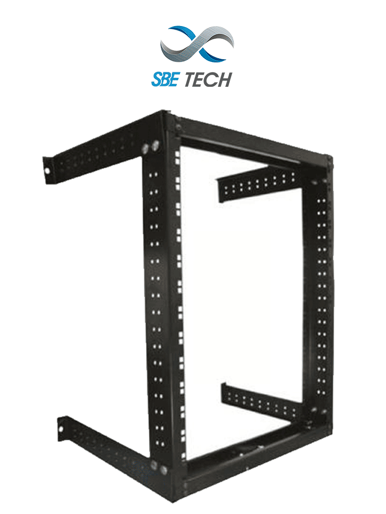 SBETECH SBE-RP1915UR - Rack de pared 15U, 19" (48.26 cm) de ancho x 15U (66.75 cm) de alto x 17" (43.18 cm) de profundidad