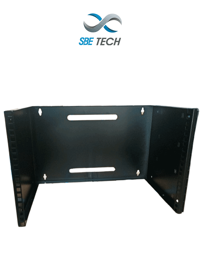 [SBE-HB-7] SBE TECH SBE-HB-7 Bracket de pared de 7UR / Rack de pared / 19" ancho x 12" prof., negro