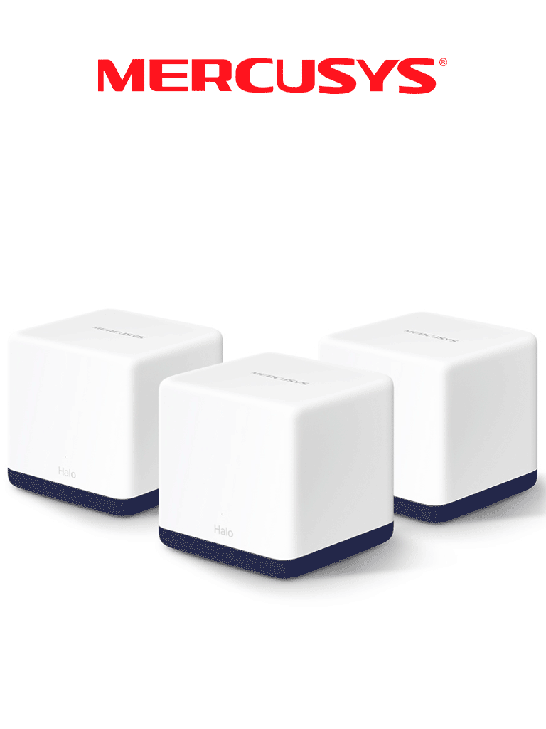 MERCUSYS - HALO H50G(3-PACK) / Sistema Wi-Fi Mesh para Todo el Hogar AC1900 / Paquete con 3 piezas #TP9
