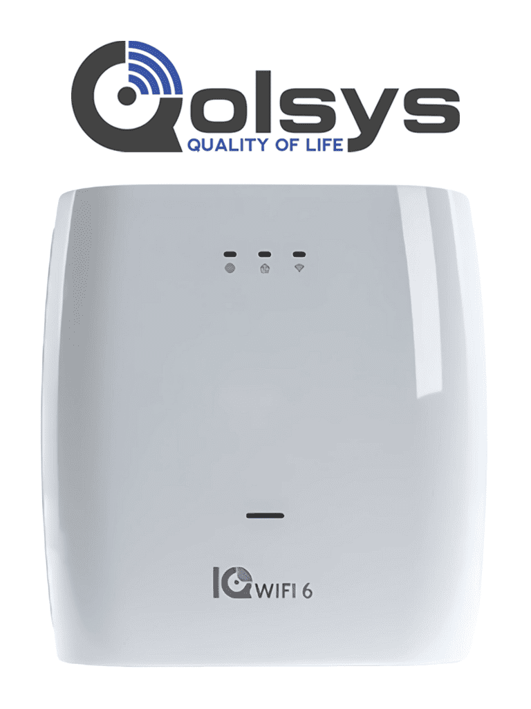 QOLSYS IQ WIFI 6 - Router WiFi compatible con paneles Qolsys IQ4 y Hub, Dual 2.4 GHZ / 5 GHZ #GAMER #AR