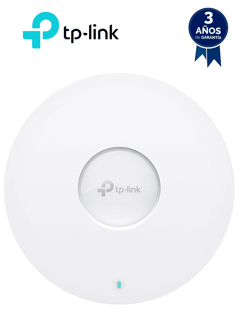 Punto de Acceso Omada / Wi-Fi 6 AX1800 MU-MIMO 2X2 / Omada Mesh / Alta Densidad de Usuarios / Configuración por Controlador o Stand-Alone / Para Montaje en Techo-pared / Alimentación PoE+