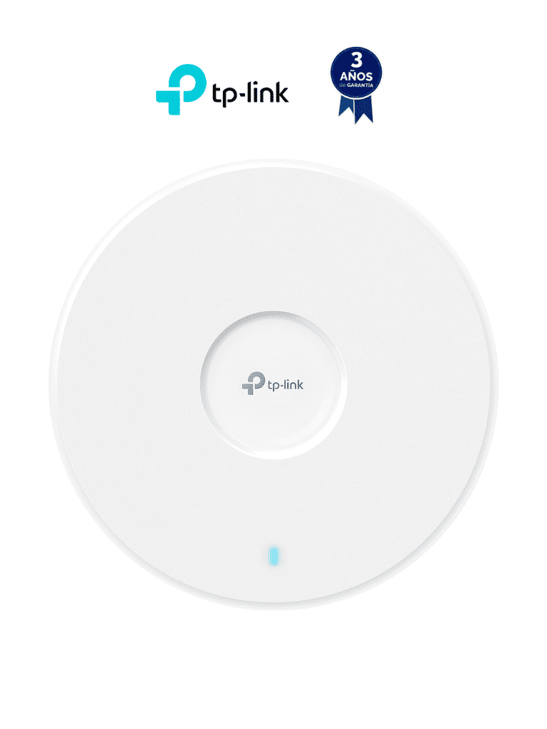 TP-LINK EAP723 - Punto de acceso Wi-Fi 7 de montaje en techo BE3600 , Hasta 2882 Mbps en 5 GHz + 688 Mbps en 2.4 GHz , Puerto Ethernet 2.5G , Ancho de banda de 160MHz , Tecnología Multi-RU para uso de las 2 bandas con alto rendimiento , Mesh #Wifi7