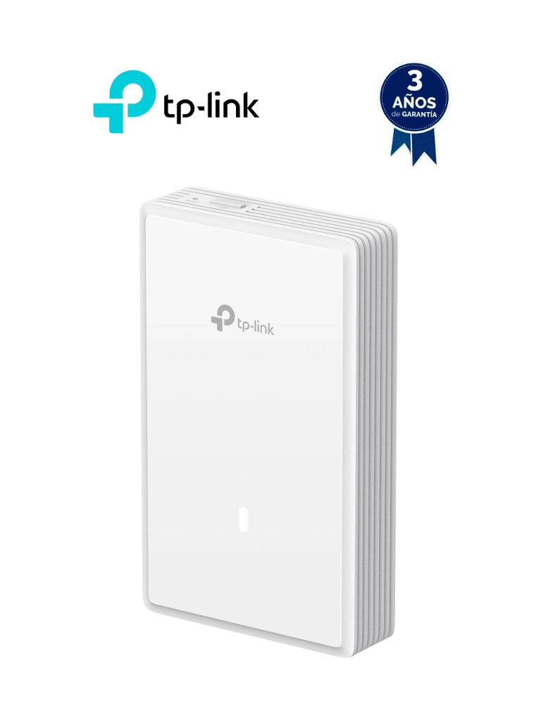 TP-LINK EAP725-Wall- Punto de acceso Wi-Fi 7 para montaje en techo BE5000, doble banda (4324 Mbps en 5 GHz + 688 Mbps en 2,4 GHz) , 1 puerto 2,5 GbE, Funciones avanzadas, Gestión centralizada, Mesh y Seamless Roaming #Wifi7