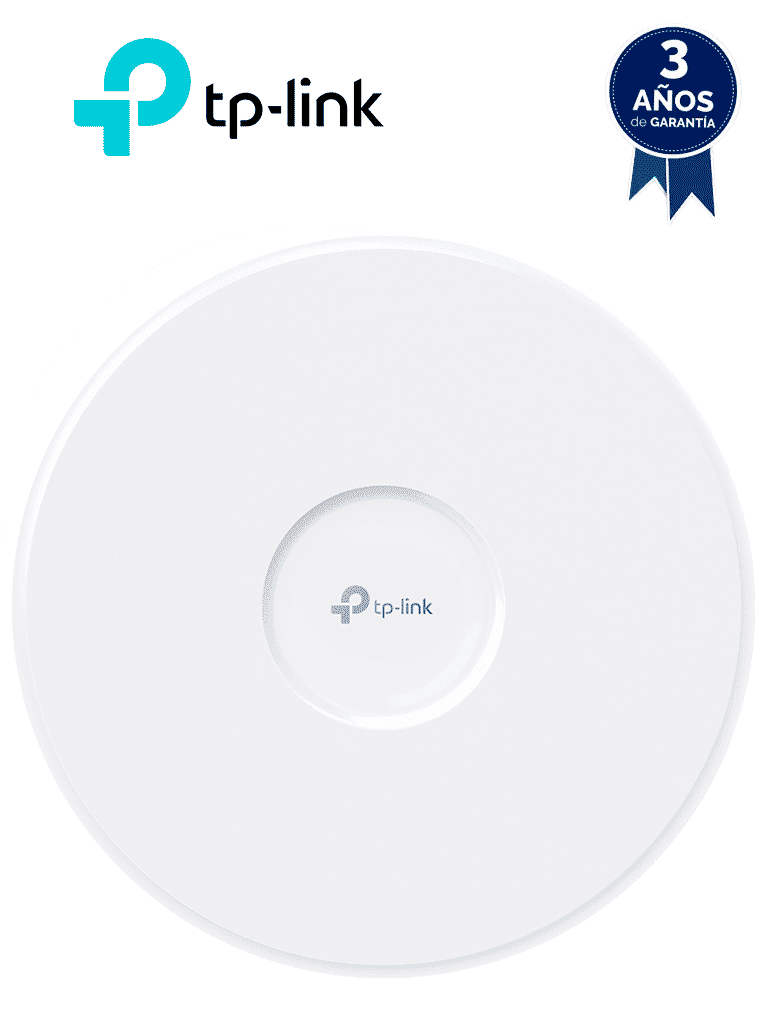 TP-LINK EAP773 - Punto de accesso WIFI 7, Tribanda 5760 Mbps (6 GHz) + 4320 Mbps (5 GHz) + 574 Mbps (2,4 GHz) , 1 puerto RJ45 de 10G , Ancho de banda de 360 Mhz.#CW2A6