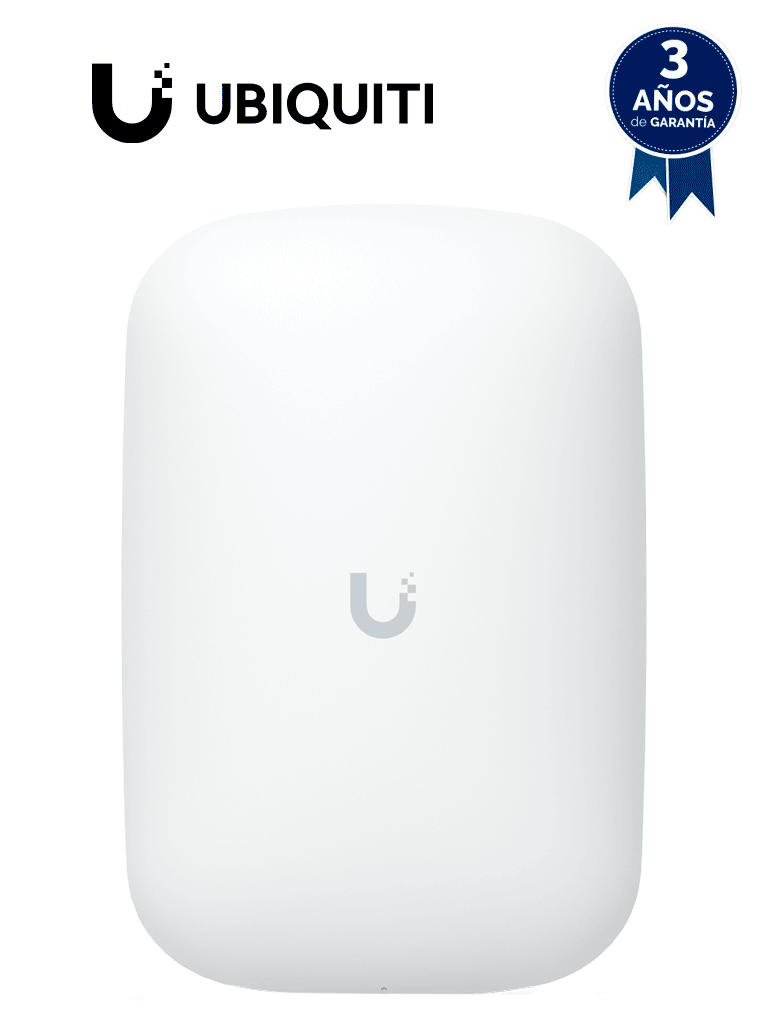 UBIQUITI U6-EXTENDER - Extensor de Red UniFi WiFi 6/ Conexión directa a corriente alterna/ Conexión Inalámbrica a través de Wireless Uplink/ Administrable a través de UniFi Controller/ Frecuencia de comunicación a 2.4GHz y 5GHz #UBI2 #MCI2