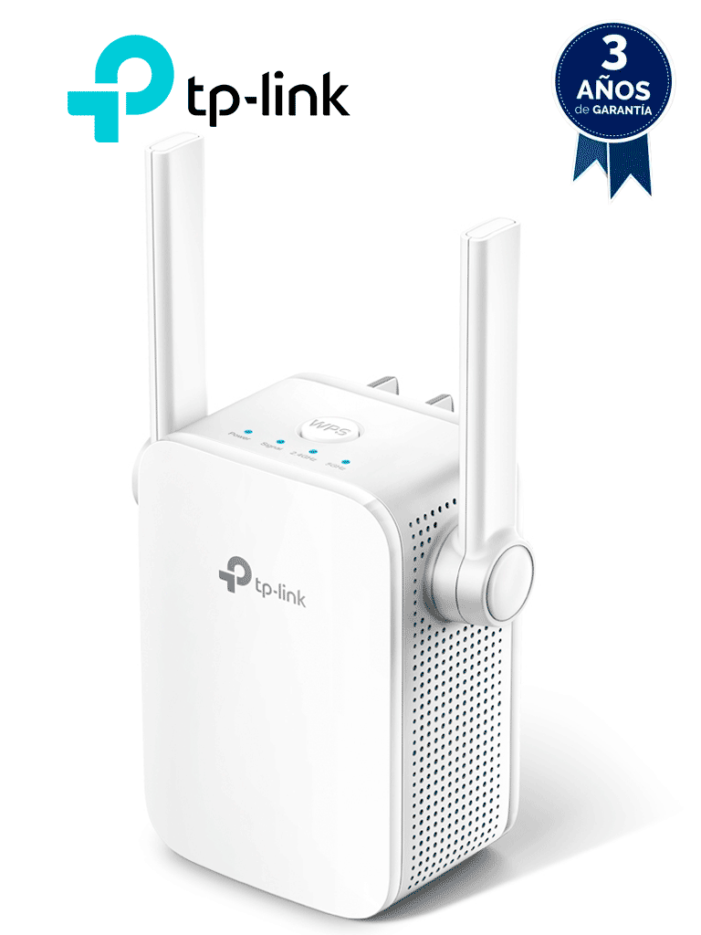 [RE205] TP-LINK RE205 -Repetidor de señal WiFi AC750 con frecuencias de 2.4GHz (300Mbps) y 5GHz (433Mbps), además indicador inteligente de señal, modo punto de acceso, 2 antenas externas y 1 puerto Ethernet (RJ45) 10/100Mbps.