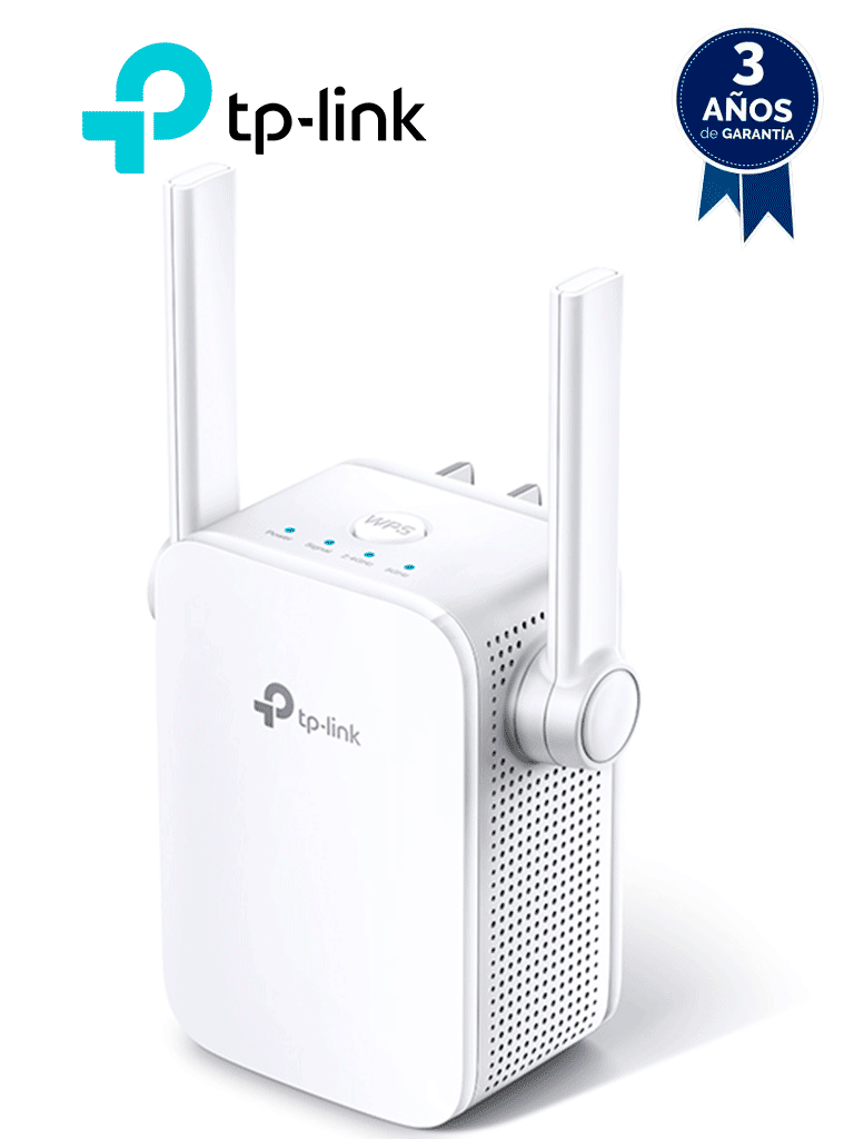 [RE305] TP-LINK RE305 - Repetidor de señal WiFi, AC1200, 2.4GHz (300Mbps) y 5GHz (867Mbps) , Indicador Inteligente de Señal, Modo punto de acceso, 2 antenas externas, 1 puerto 10/100Mbps Ethernet (RJ45)