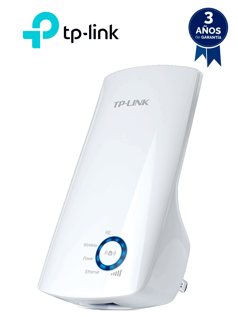 [TL-WA850RE] TP-LINK TL-WA850RE - Repetidor inalámbrico universal de señal WiFi, hasta 300Mbps en 2.4GHz, con 2 antenas internas, 1 puerto RJ45, modo extensor de rango y punto de acceso. #TP #EXTENSOR