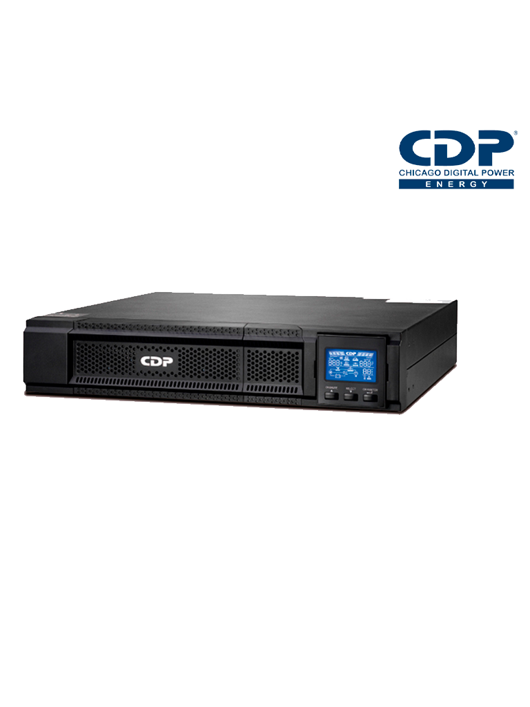 [UPO11-3RT] CDP UPO11-3RT UPS online / 3000VA / 2700W / Onda senoidal pura / Rackeable / Pantalla LCD / 8 Terminales de salida NEMA 5-15R / Requiere clavija o adaptador NEMA 5-30R#2025CDP