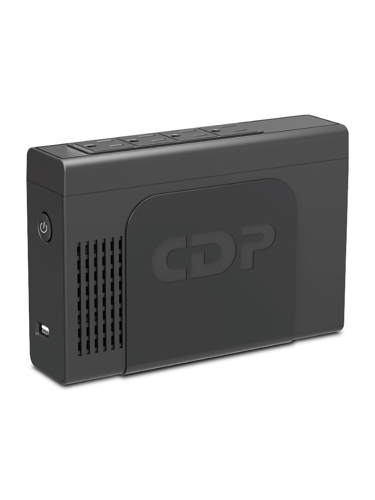 CDP Li-504 UPS Interactivo de 500VA / 250Watts / Entrada 120V / 4 Terminales de salida / Carga rapida mediante USB / UPS Interactivo / Respaldo 5 minutos a carga completa / Batería de Litio / Cuenta con 3 años de garantía #CDPDL #PROMOCDP