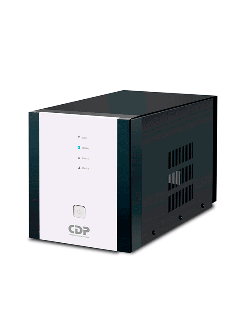 CDP R-AVR5008 - Regulador / Especial para motores y CCTV / 5000VA / 2500W / 8 Terminales de salida / 1 Terminal de salida NEMA5-20R / Retardante a incendio #RAVR