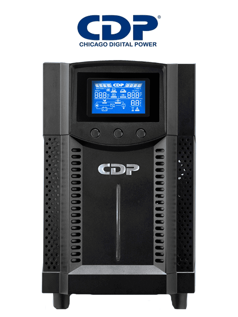 [UPO11-1AX] CDP UPO11-1 AX- UPS Online de 1000VA/ 1000W / 6 Terminales de salida / 2 son programables / Pantalla LCD / Entrada para banco de baterías / Respaldo 5min a carga completa#2025CDP
