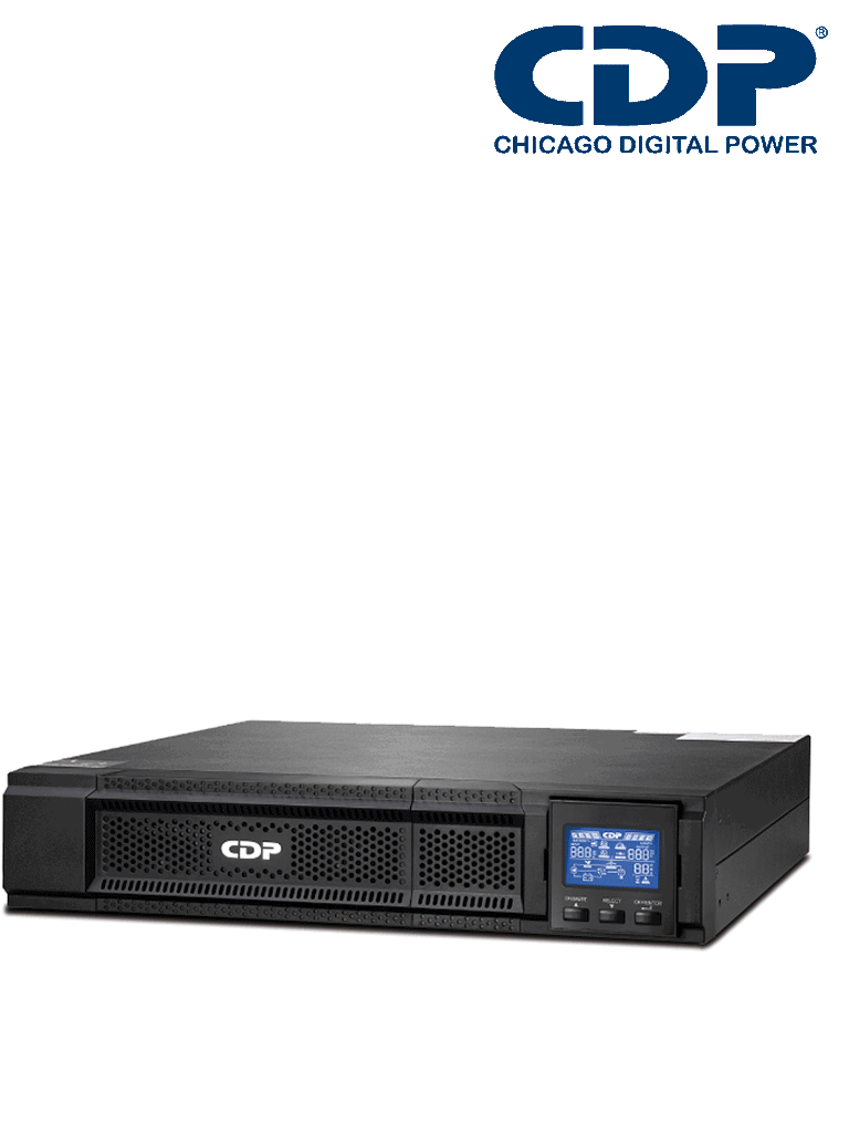 [UPO11-2RT] CDP UPO11-2RT - UPS / 2000VA / 1800W / Rackeable / 8 Terminales de salida / Puertos de comunicación RS232 y USB / Requiere clavija o adaptador NEMA 5-20R / SOBRE PEDIDO /