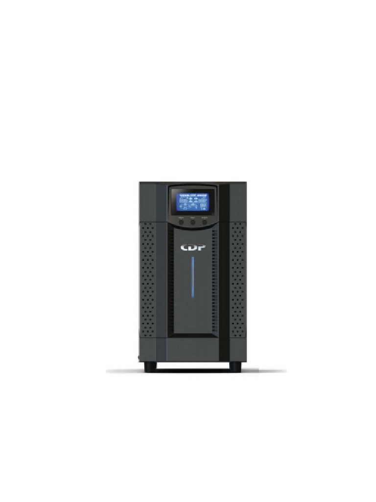 CDP UPO11-3 AXi - UPS online de 3000VA y 3000W con voltaje de entrada 220VCA, 8 terminales de salida, 6 baterías de 12V a 9AH, 5 min. respaldo a carga completa #2025CDP