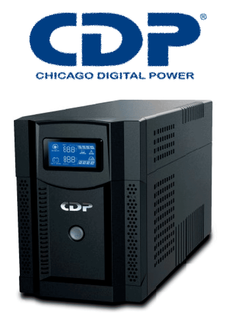 [UPRS2008] CDP UPRS2008 - UPS de 2000VA y 1400W con onda senoidal pura, baterías de 12V a 9AH x 2, interfaz de comunicación USB, disponible sobre pedido
