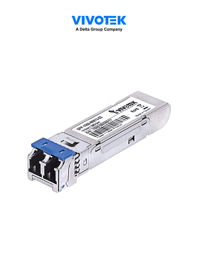 [SFP-1000-SM13-10I] VIVOTEK SFP-1000-SM13-10I - TRANSCEPTOR FIBRA OPTICA INDUSTRIAL SFP MONOMODO/ VELOCIDAD 1250MBPS/ CONECTOR LC/ HASTA 10KM/ 1312NM