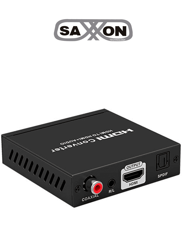 [LKV3061] SAXXON LKV3061 - Separador de Audio HDMI/ Soporta Extracción de Video y Audio/ Conexion de Audio a traves de SPDIF & Coaxial o 3.5mm/ Resolucion de Video 4Kx2K@60Hz