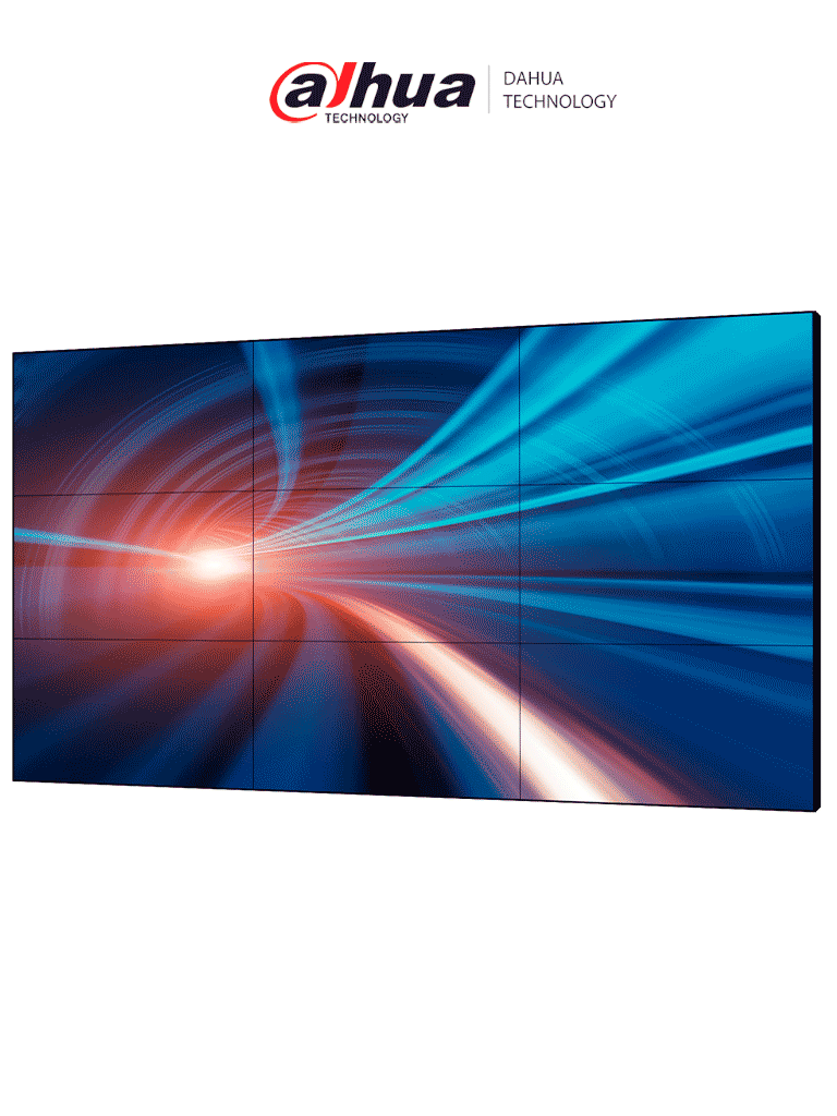 [DHI-LS550UCM-EF] DAHUA DHI-LS550UCM-EF - Pantalla Full HD para Videowall de 55 Pulgadas/ Panel LCD ADS Industrial/ Marco Ultradelgado de 3.5 mm/ Soporta Daisy Chain (Conexión HDMI en Cadena)/ Interfaces HDMI, DVI, VGA, BNC y USB/ Brillo 500 cd/m2/