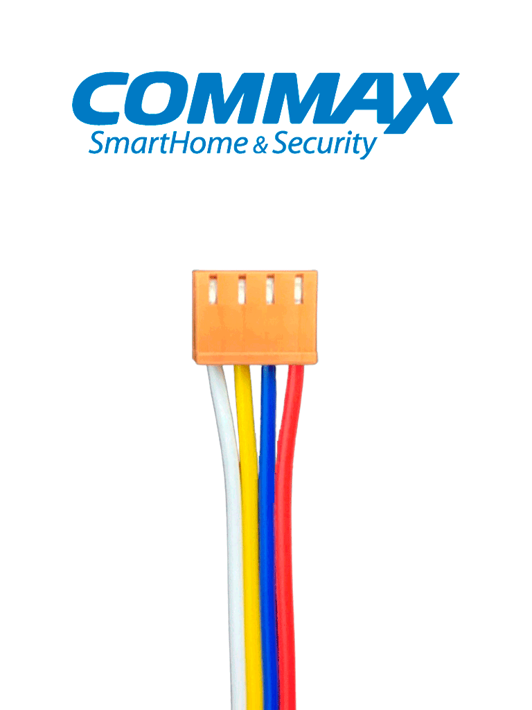 [CMX-4PINCONNECTOR] COMMAX - 4PINCONNECTOR Cable Conector 4 Pines para Sistema llamado de Enfermería y Video Porteros Commax
