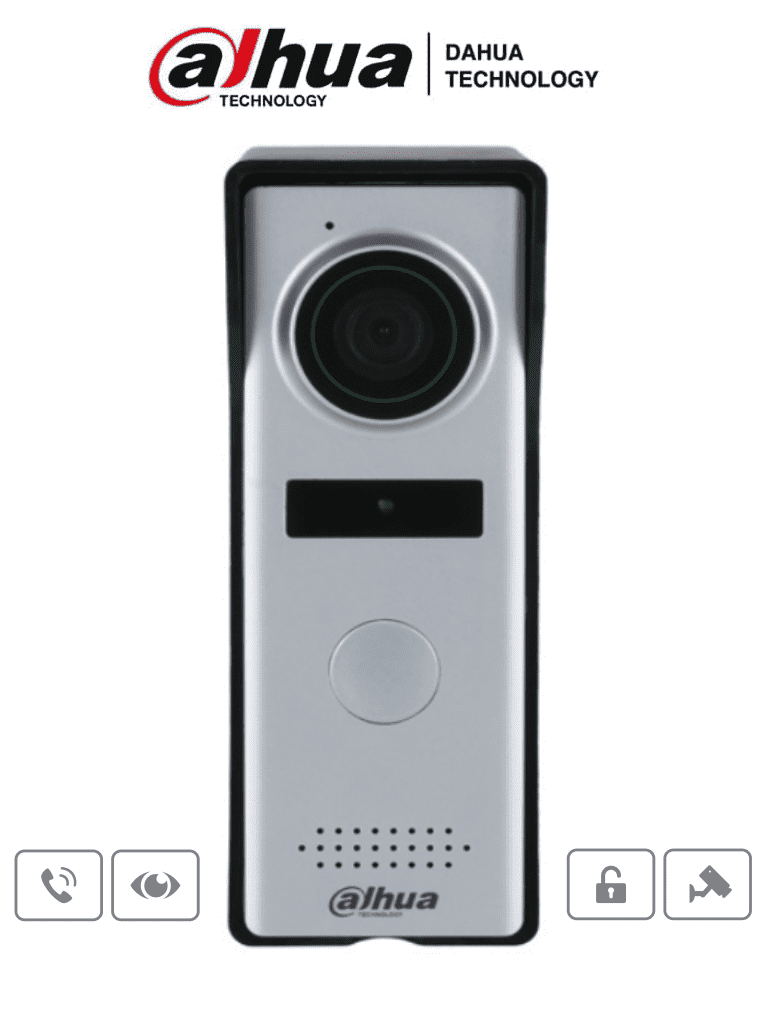 [DHI-VTO1000J] DAHUA VTO1000J - Frente de calle Analógico, Cámara 1.3 MP con DWDR, IP66, Compatible con Monitores Híbridos y Analógicos Dahua