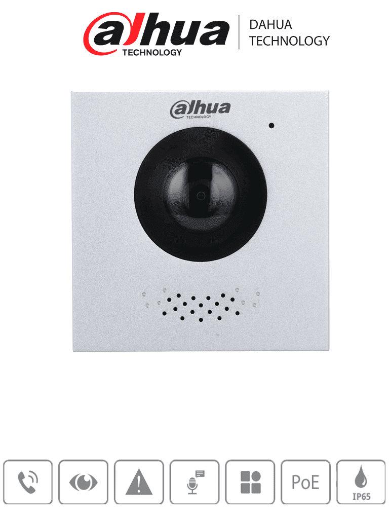 DAHUA DHI-VTO4202F-P - Modulo de Camara para Frente de Calle Modular/ HASTA 9 MODULOS/ CAMARA 2 MP/ IP65/ RELAY PARA PUERTA DESDE CELULAR/ DMSS