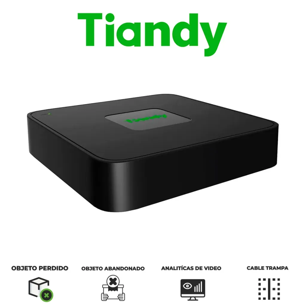 [TC-R3108] NVR de 8 Canales PoE TIANDY H.265
