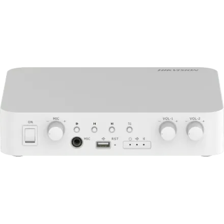 [DS-QAE1A80G1-VB/ST] Amplificador una Zona compatibilidad con spotify / 2 Canales / 40 W por Canal / Conexión Bluetooth / Salida 4-8 ? x 2 / 100V COM x 2 / Uso Interior / conector LAN -  DS-QAE1A80G1-VB/ST