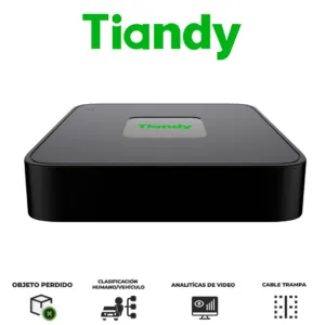 NVR 8CH TIANDY POE 6MP 620MBPS (Sin Puertos PoE)