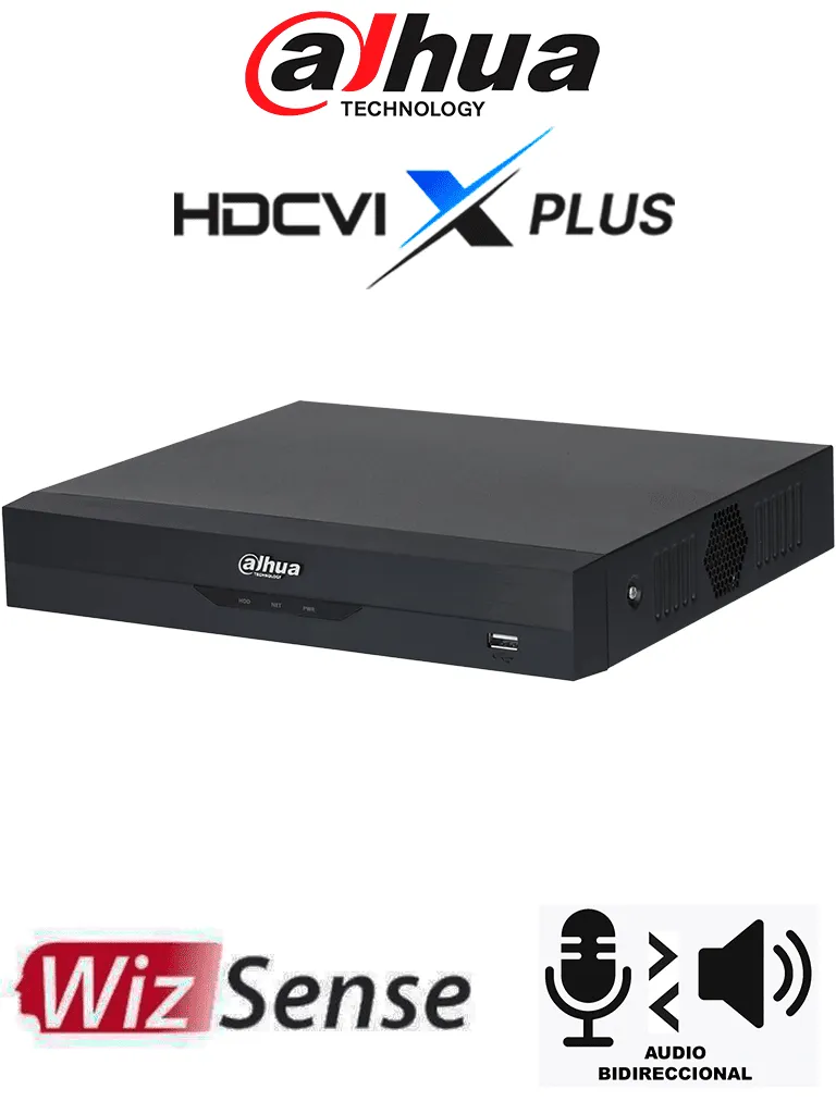 [DH-XVR5108HS-4KL-I3/T] DAHUA DH-XVR5108HS-4KL-I3/T - DVR 4K de 8 Canales WizSense/ HDCVI X PLUS/ Audio Bidireccional/ Acupick/ SMD Plus/ H.265+/ Protección Perimetral y Reconocimiento Facial/ Compatible Dolink Care