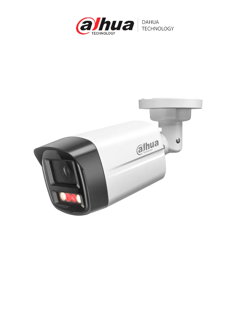 [DH-IPC-HFW1439TL1-A-IL] DAHUA DH-IPC-HFW1439TL1-A-IL -Cámara IP Bullet de 4 Megapíxeles/Iluminador Dual/ Lente de 2.8mm/ 94 Grados de Apertura/ 1detección humana/ H.265+/WDR/ IP67/ #LoNue