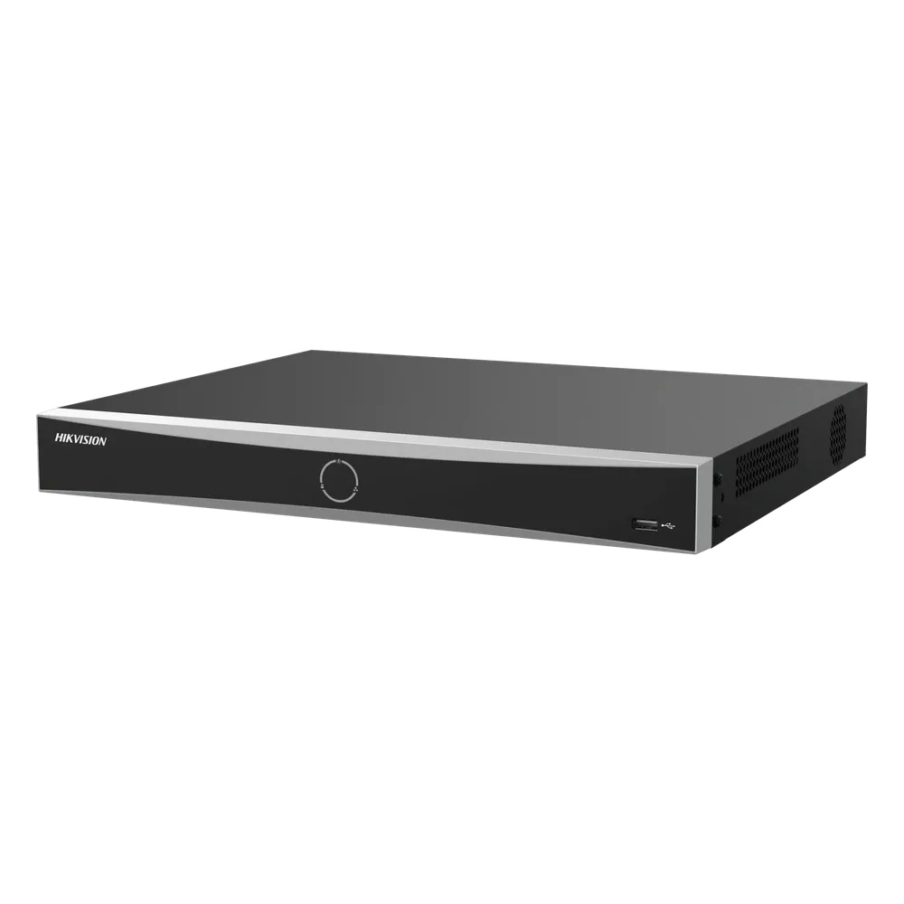 [DS-7608NXI-K2/8P/VPRO] DS-7608NXI-K2/8P/VPRO [AcuSeek] NVR 12 Megapixel (4K) / 8 canales IP / 8 Puertos PoE+ / ACUSENSE / Reconocimiento Facial / 2 Bahías de Disco Duro / HDMI en 4K / Alarmas I/O / 300 Metros PoE Modo Extendido