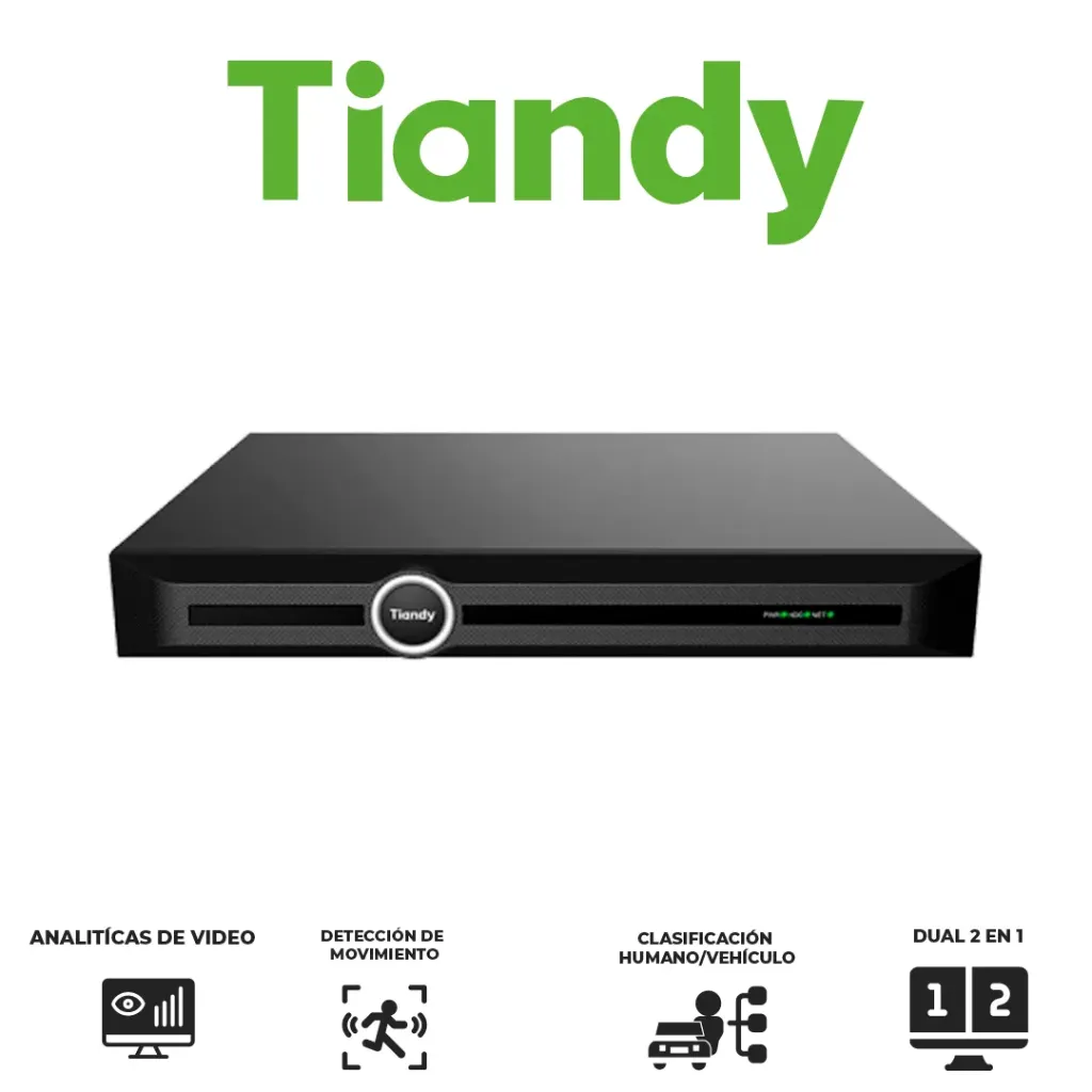 NVR TIANDY 16 CH PoE