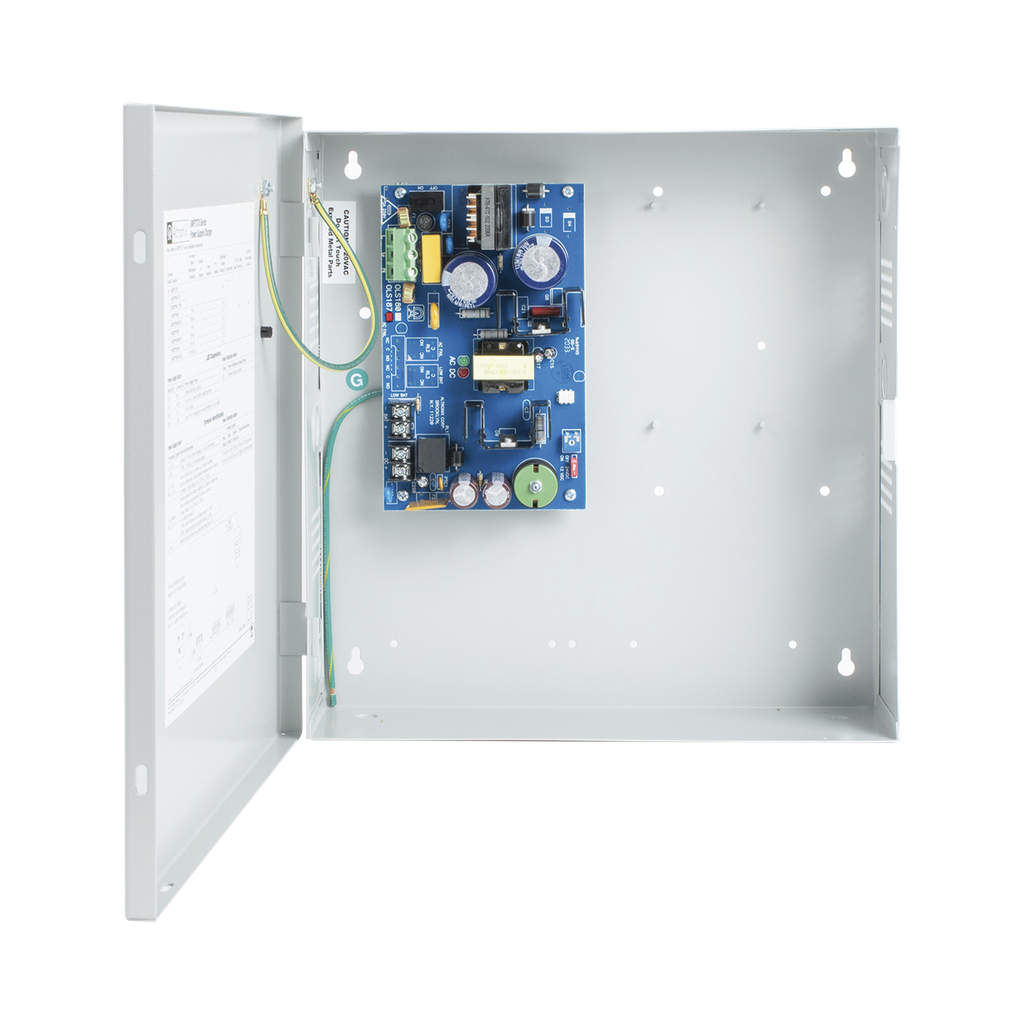 [SMP7CTX] 12 o 24 Vcc @ 6 Amp. / fuente de alimentación / 1 salida / capacidad de baterías de respaldo / requieren baterías