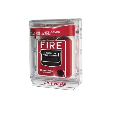 [STI-1100] Cubierta Protectora de Policarbonato Serie Stopper II® , Con Bocina, Sin Espaciador, Montaje Empotrado, Etiqueta en Inglés