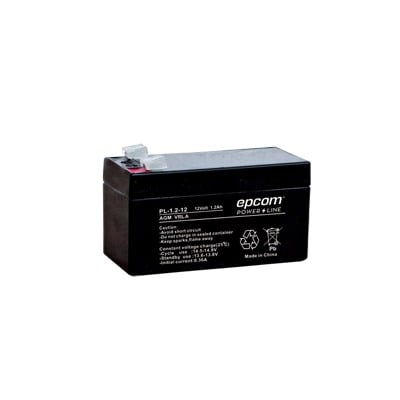 [PL-1.2-12] Batería 12 Vcc / 1.2 Ah / UL / Tecnología AGM-VRLA / Para uso en equipo electrónico Alarmas de intrusión / Incendio/ Control de Acceso/ Video Vigilancia / Terminales F1 / Cargador recomendado CHR-80.