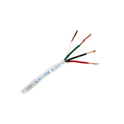 [92-70] Bobina de 305 Metros / Cable de Cobre / 4 X 18 AWG / Tipo Alarmas UL / Para Interior / Color Gris / Para Aplicaciones de Alarmas de Intrusión / Interfonos / TV Porteros / y Multi-Propósito / Hecho en México