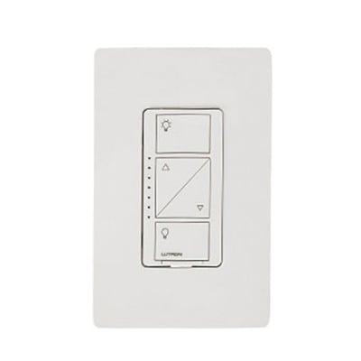 [PJ23BRLWHL01R] Control remoto PICO 3 botones encender/apagar, atenuador (dimmer) y botón favorito, complemente con un atenuador Caseta, RA2, RadioRa2.