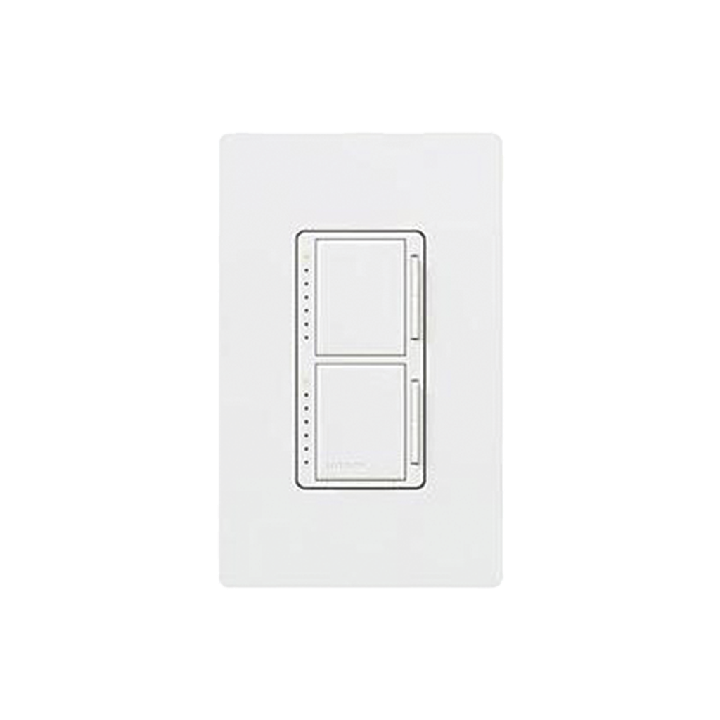 [MA-L3L3-WH] Maestro Dimmer dispositivo dual, un solo polo, 120V,300W