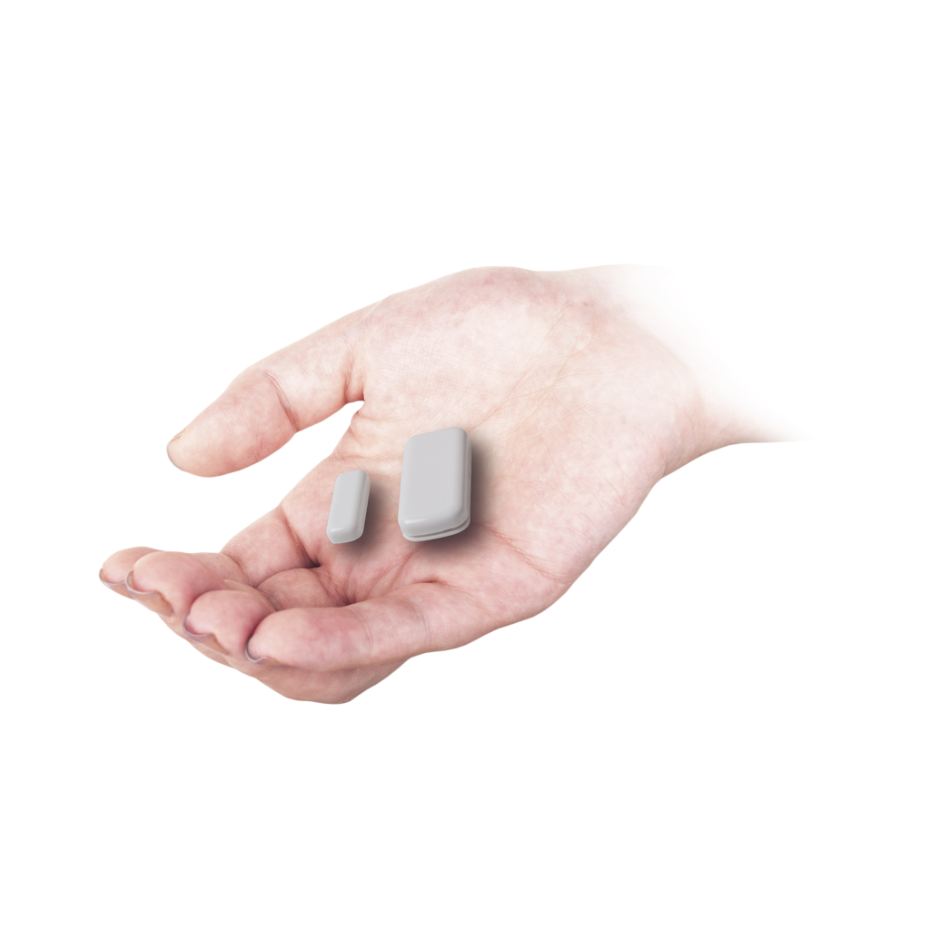 [5800MINI] Contacto Magnetico Inalámbrico de Largo Alcance Super Estetico para Puertas y Ventanas  / Batería de Larga Duración 3-5 años