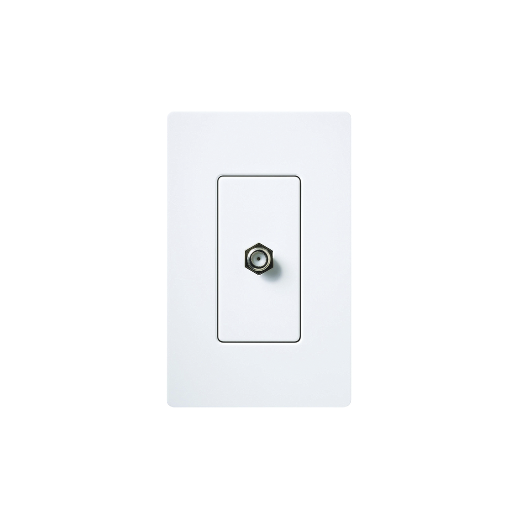 [CACJWH] Adaptador de cable coaxial, de pared para cable de TV.