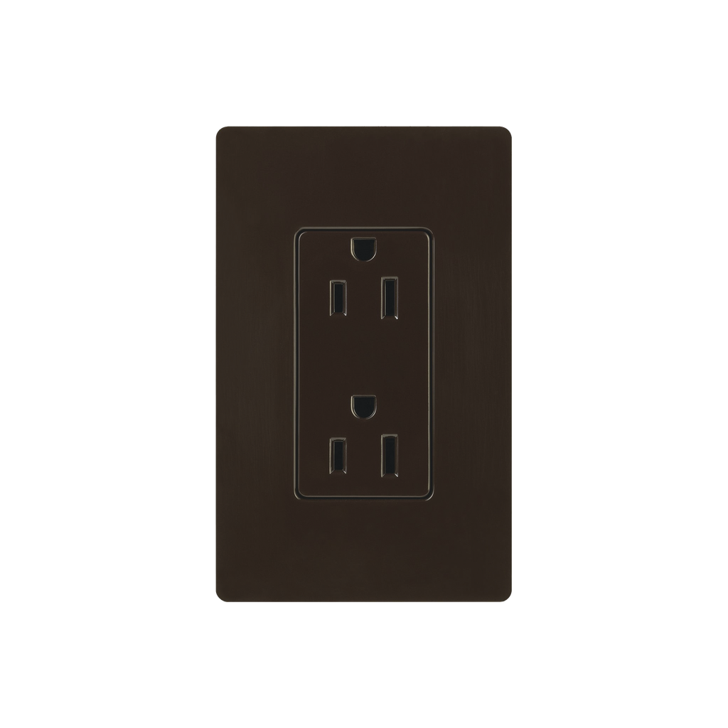 TOMACORRIENTE 120V/15A COLOR CAFE