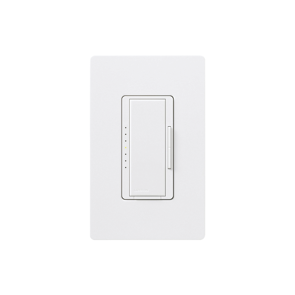 Dimmer 3 hilos/unico polo, 150W CFL/LED o 600 inc/hal