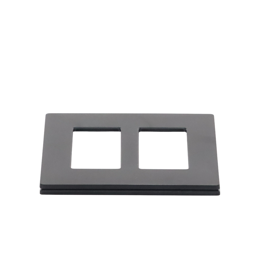 TAPA P/SWITCH /DIMMER 2 ESPACIOS