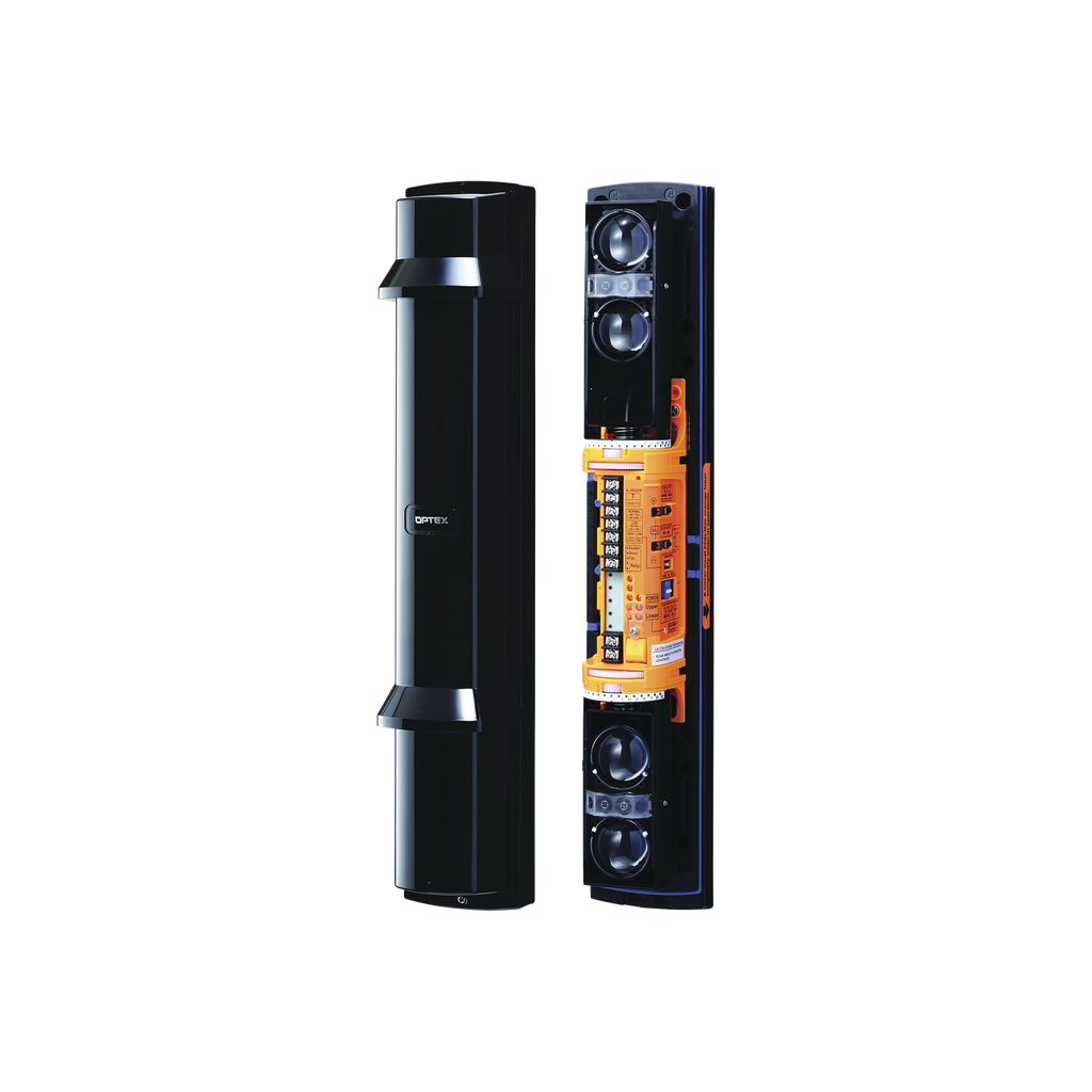 [SL350QDP] Barrera fotoelectrica de 100 metros 4 rayos  4 canales  doble modulación y control de potencia del rayo