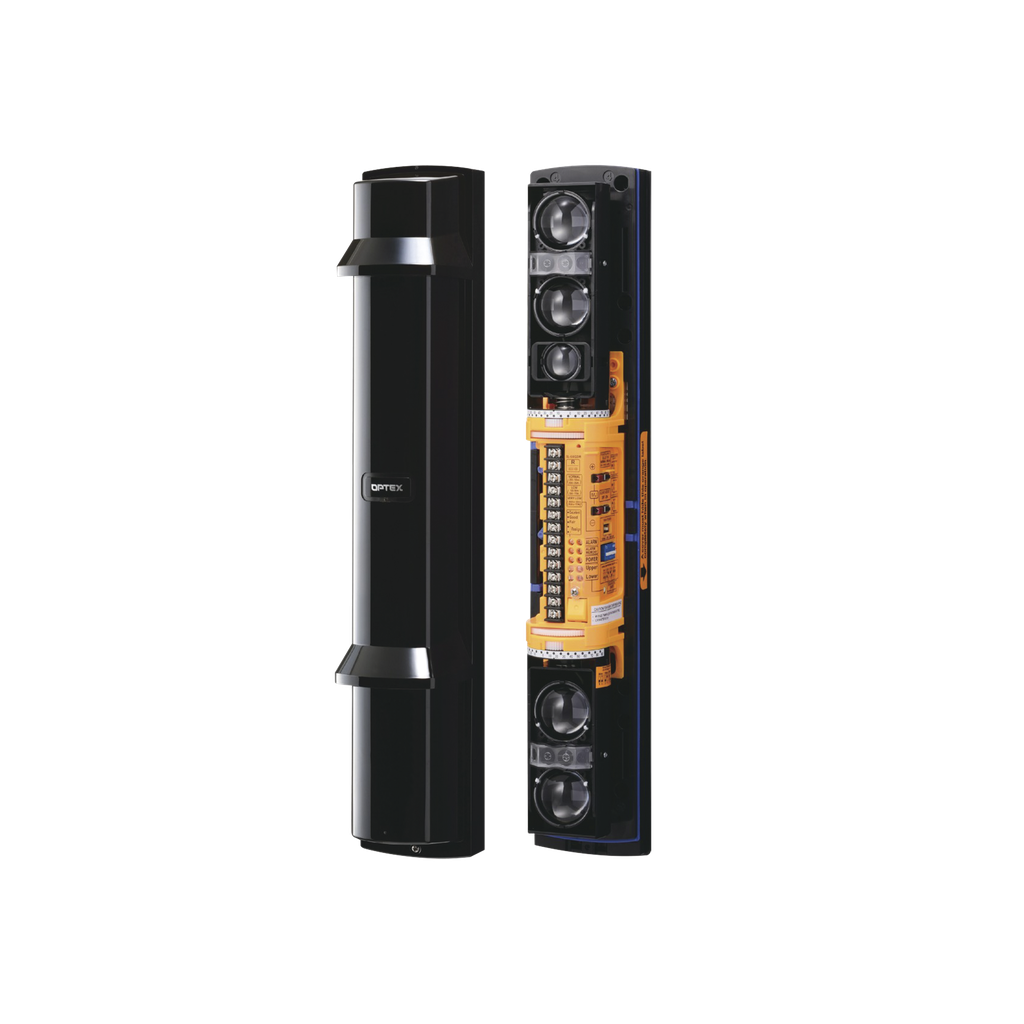 [SL350QDM] Barrera fotoelectrica de 100 metros 4 rayos  4 canales  doble modulación y transmision automatica de potencia del rayo